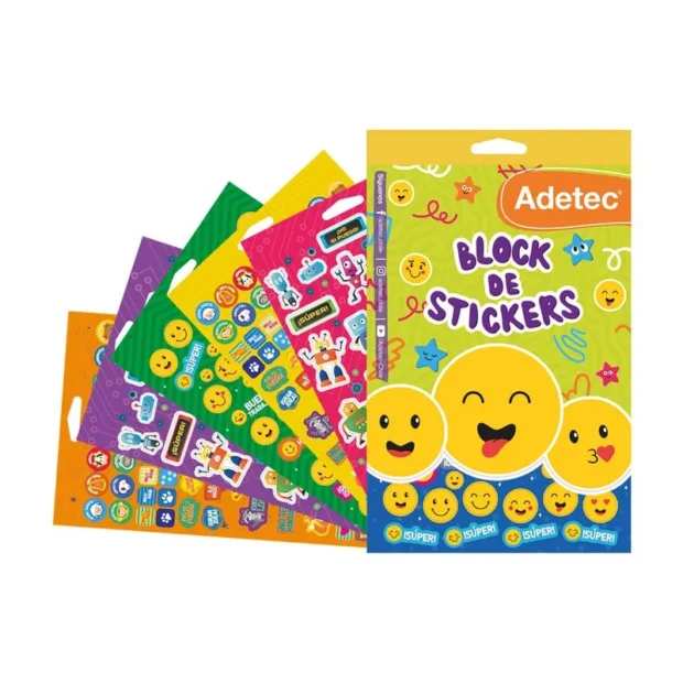 Block Stickers Motivacionales 400 Unidades ADETEC