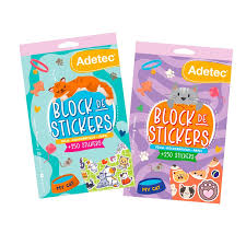 Block Stickers Gatitos 279 Unidades ADETEC
