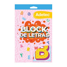 Block De Letras Stickers ADETEC